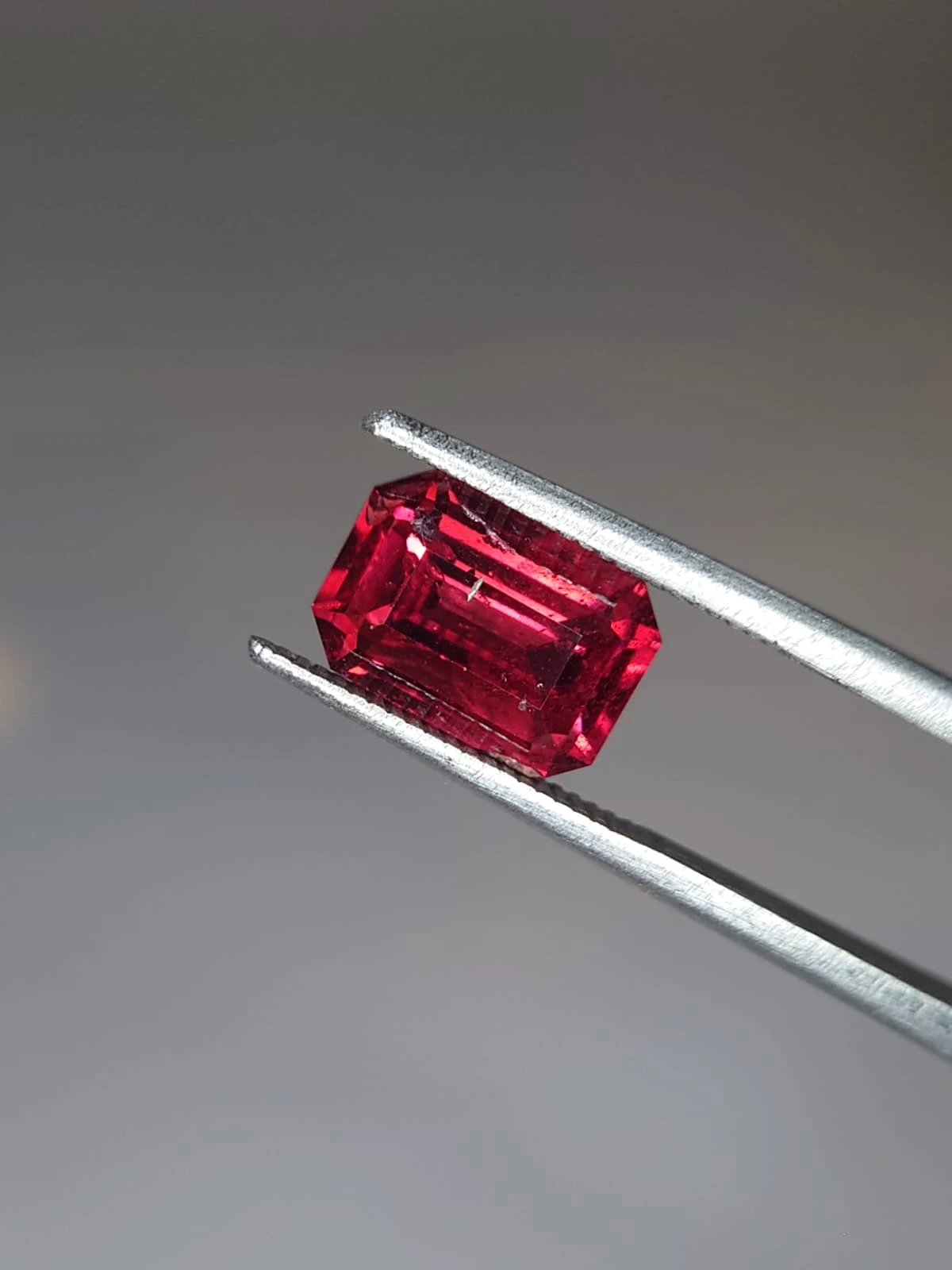 3ct Natural Malaya Garnet from Tanzania — view 1